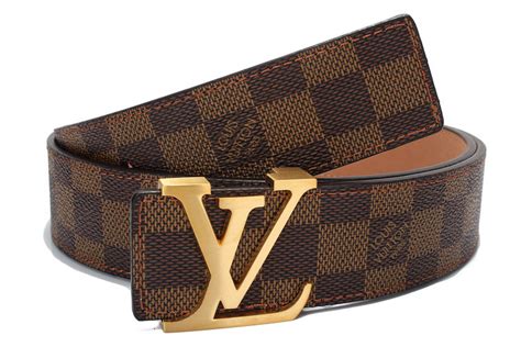 brown louis vuitton belt gold buckle|lv belt price original.